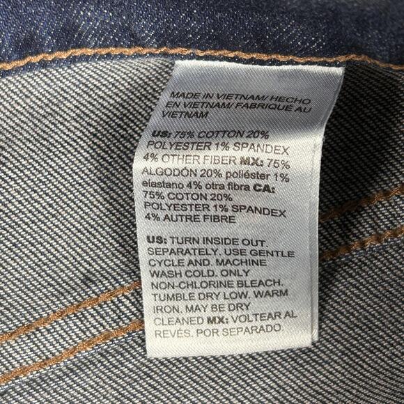 Chicos Boyfriend Ankle Jeans Womens 8R 1R Blue Mid Rise Stretch Denim Pants - Picture 3 of 10